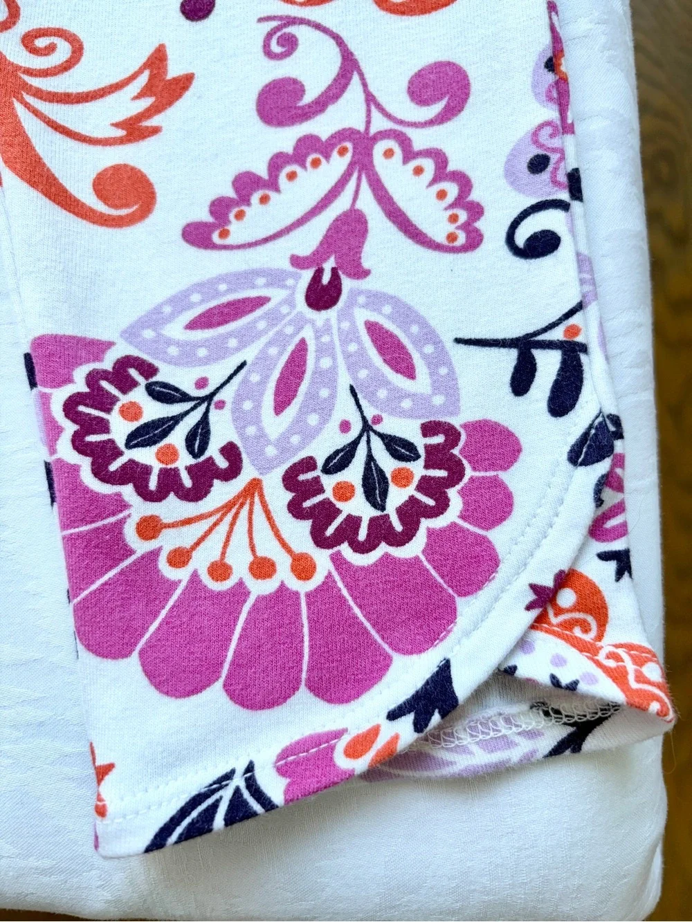 Bundle of 2 pc Gymboree Girls Paisley Leggings and Pink Floral Embroidered Skort